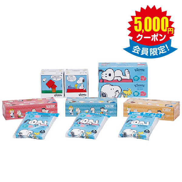 スヌーピーのティシュー詰合せ × 20箱　＜店頭非売品＞