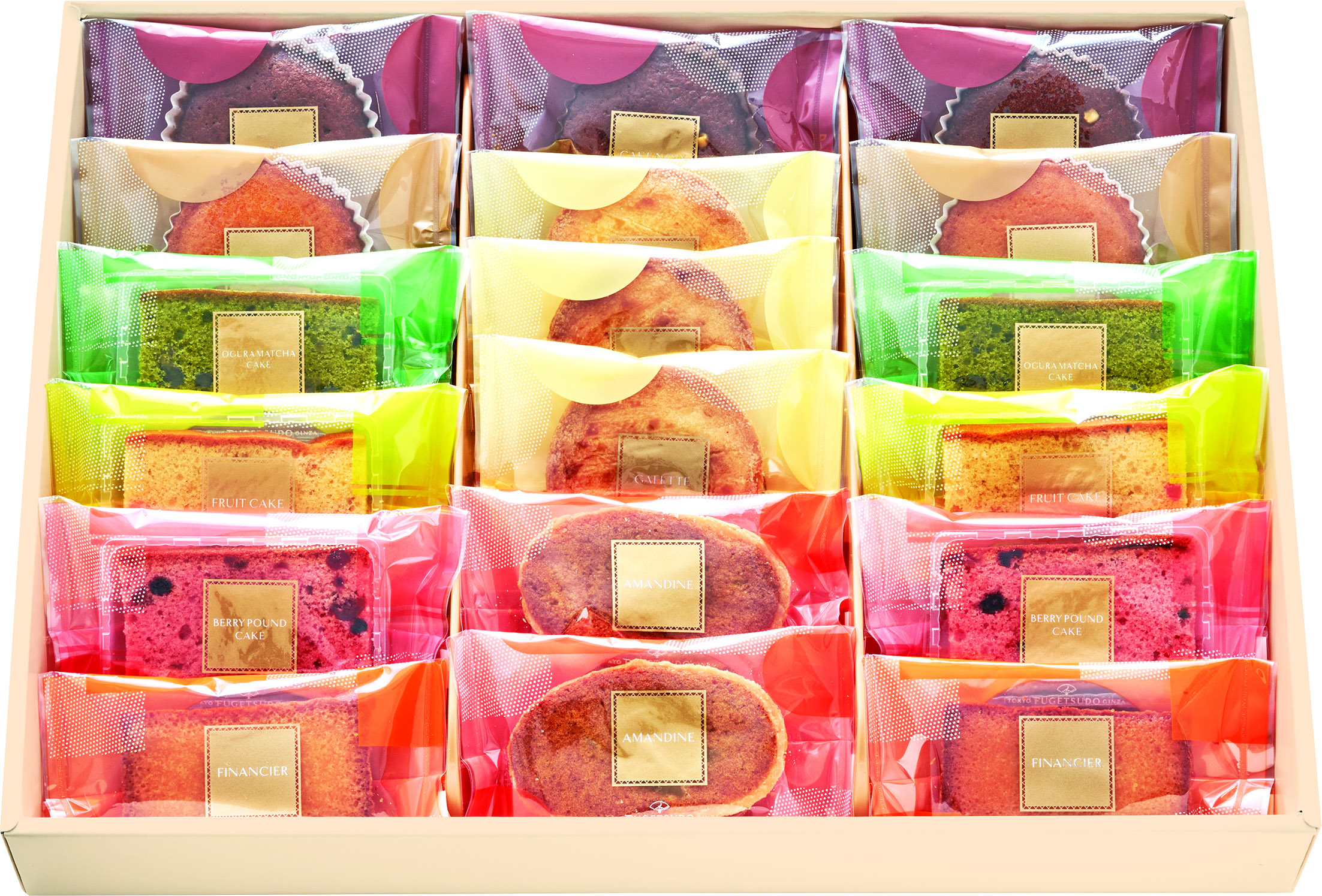 東京風月堂　お菓子の美術館LL  １８個入×５箱