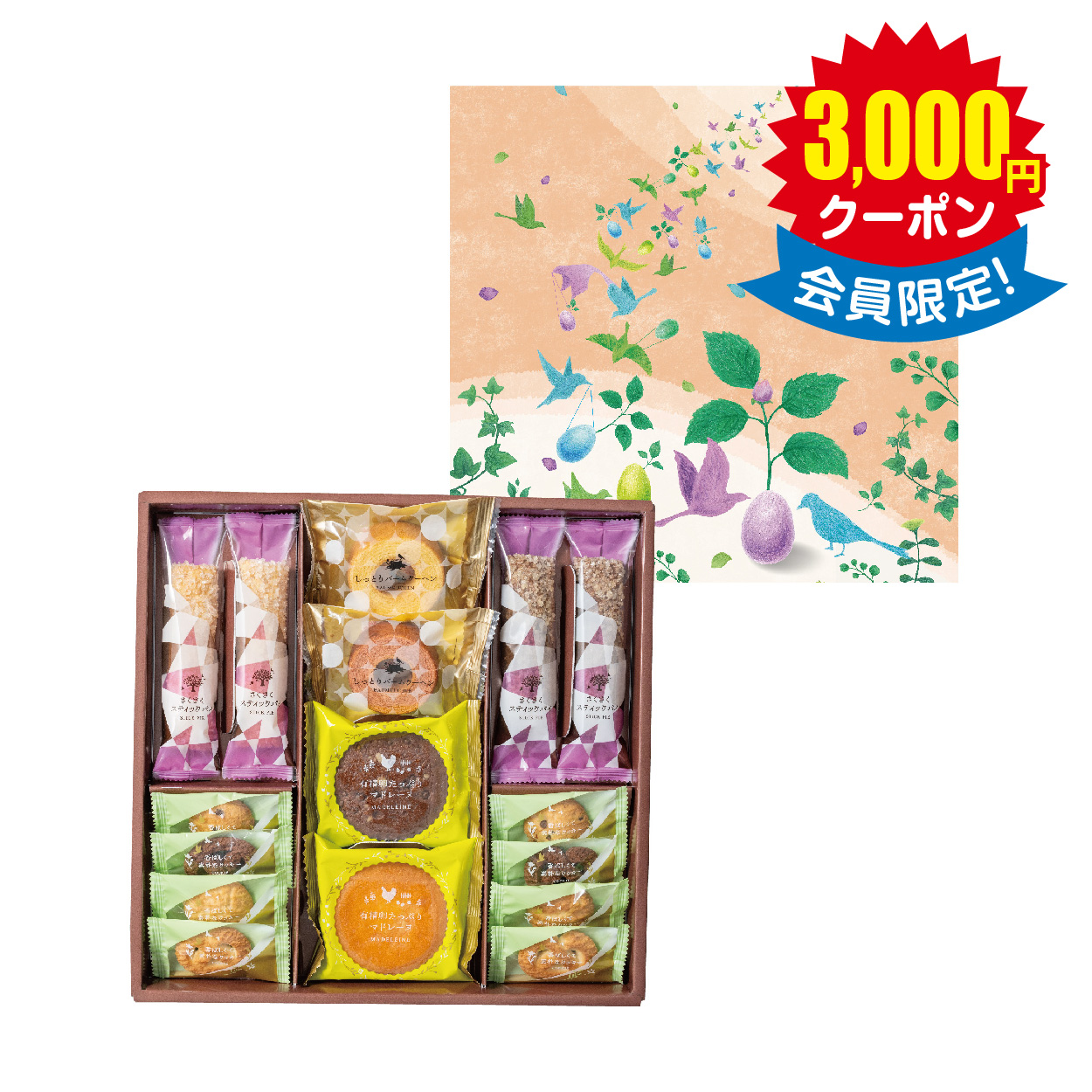 森の庭　森の焼き菓子　芽吹き　16個入 × 12箱