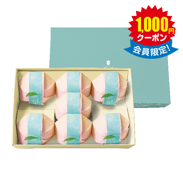 ホシフルーツ　山梨の白桃ぜりぃ　７個 × 6箱