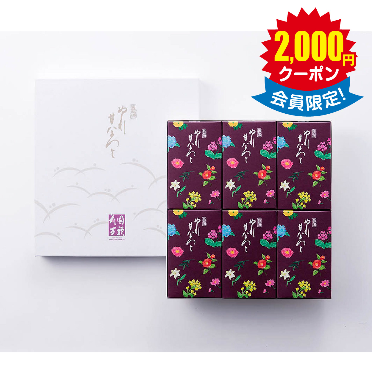 東京・新宿 「花園万頭」 ぬれ甘なつと小箱(6個入) × 10箱