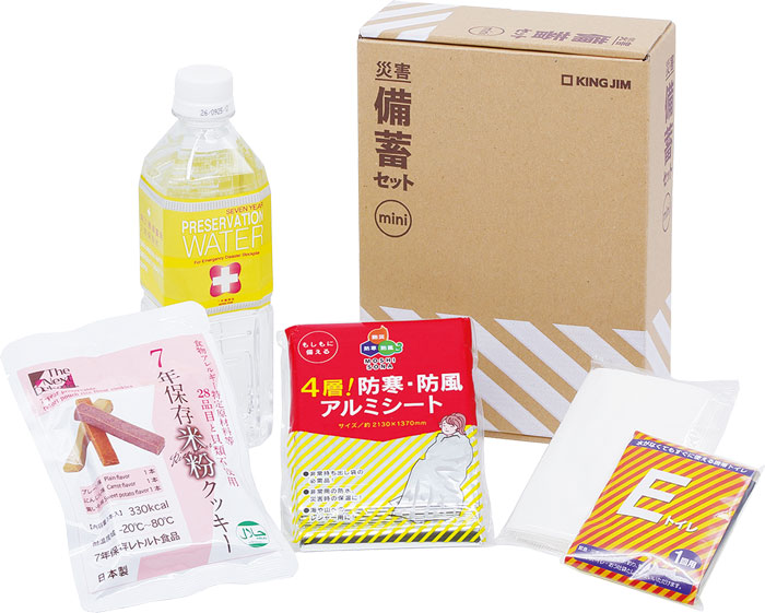 災害備蓄セットミニ × 10