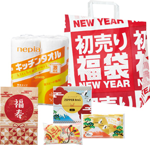 初売り福袋 イチ押し!日用品5点セット × 24