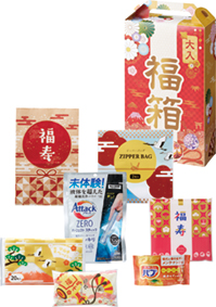 福箱　盛りだくさん　日用品7点セット × 30