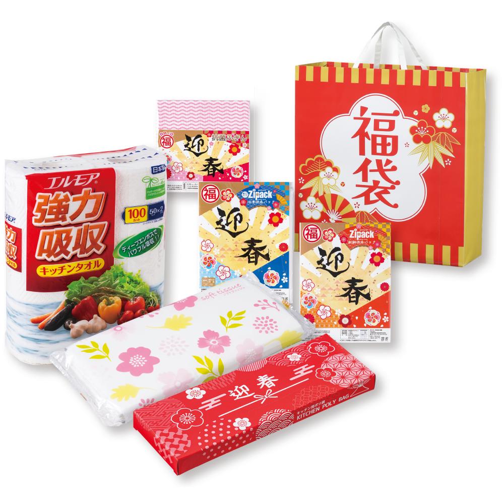 祝いの松竹梅福袋６点セット × 30