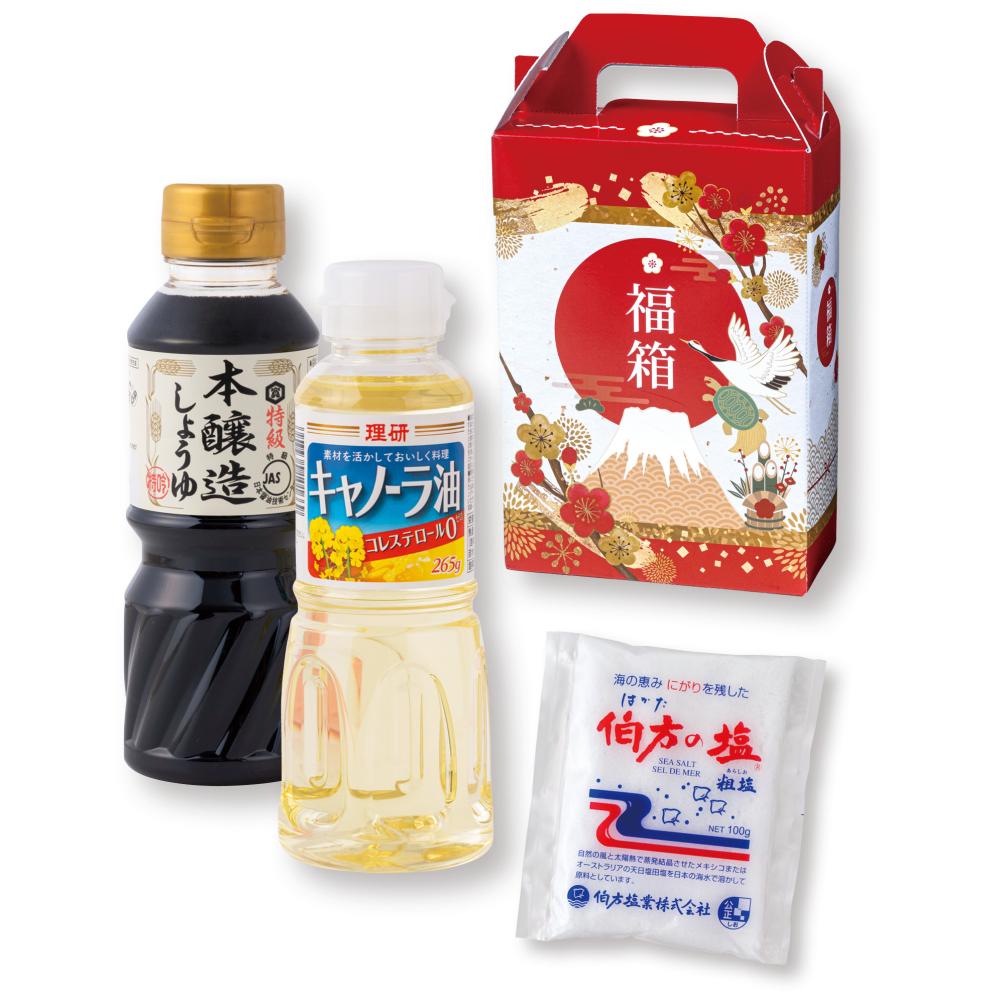 開運福箱　調味料３点セット × 20
