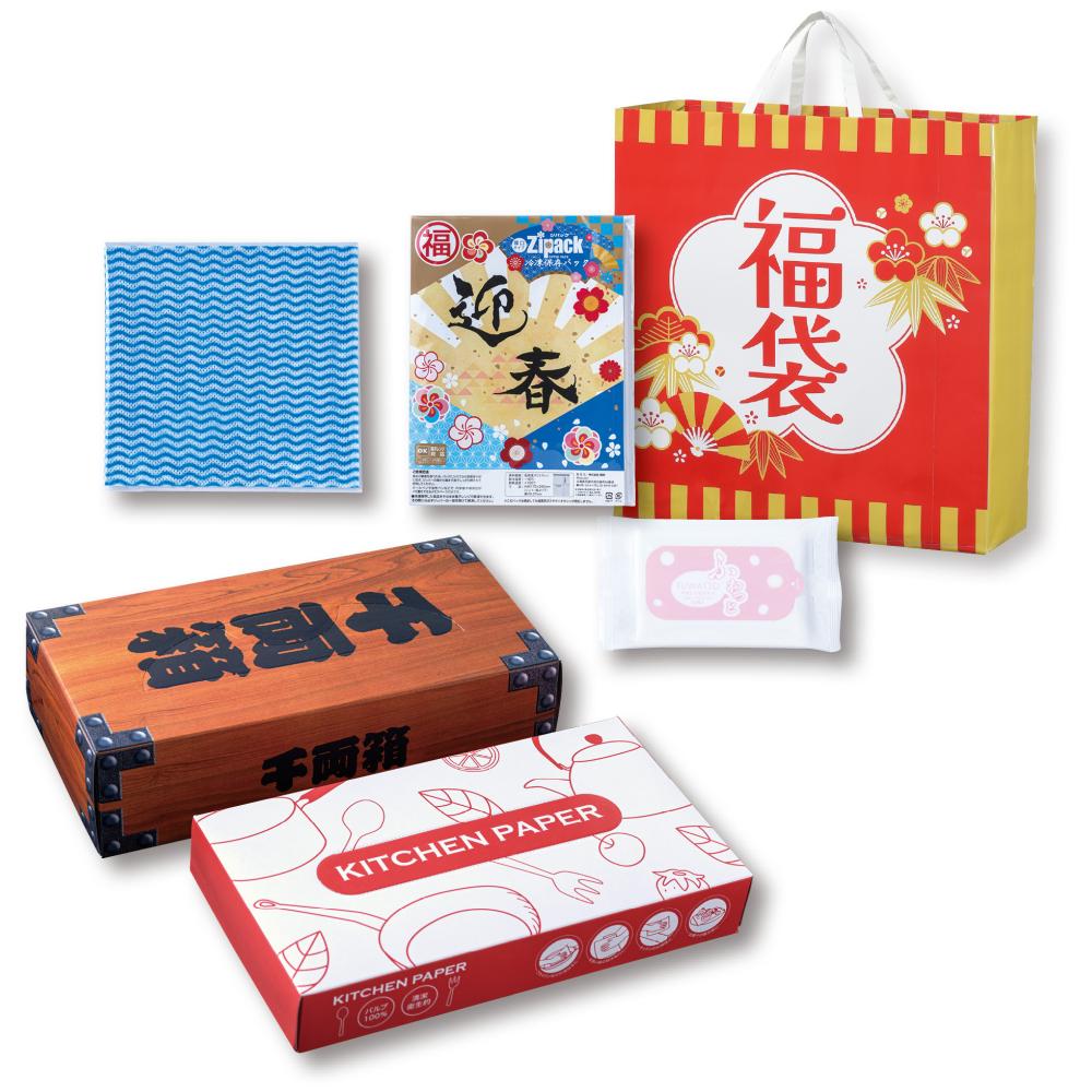 祝いの松竹梅福袋５点セット × 40