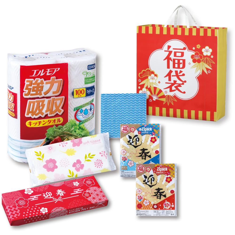 祝いの松竹梅福袋６点セット × 30
