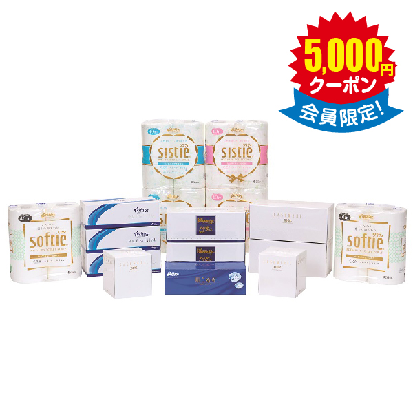 ティシュー・トイレットロール詰合せ × 10箱　＜店頭非売品＞