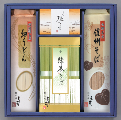 信州そば・抹茶そば・細うどんセット　６食 × 10